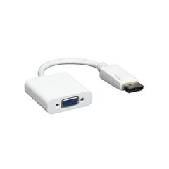 Αντάπτορας POWERTECH CAB-DP006 DisplayPort σε VGA λευκός 0.20m