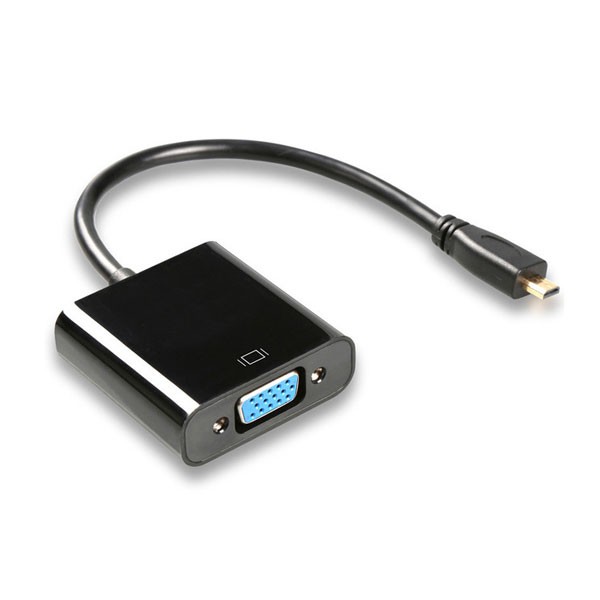 Αντάπτορας POWERTECH CAB-H032 HDMI Micro σε VGA 0.20m
