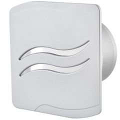 Εξαεριστήρας MMP 13W 230V 50Hz 105m³/h Φ100/105 επίτοιχης τοποθέτησης ασημί PVC πλαστικό