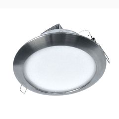 Led φωτιστικό χωνευτό στρογγυλό νίκελ ματ 30W 2700k θερμό φως 230V 2840Lm 30000h