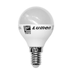 Λάμπα led G45 σφαιρική Ø45mm E14 5W 230V 6200k ψυχρό λευκό φως 480lm με ματ κάλυμμα Economy