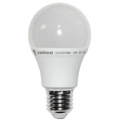 Λάμπα led A60 αχλάδι E27 10W 230V 3000k θερμό λευκό φως 830 lumen λευκό σώμα ματ γυαλί