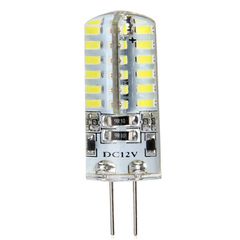 Λάμπα led G4 κύλινδρος σιλικόνης 3W 12V AC/DC 6000k ψυχρό λευκό φως 240lumen γωνία θέασης 360°