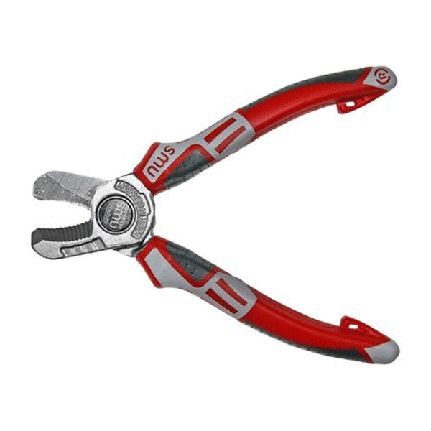 Κόφτης καλωδίων GS κόκκινη-γκρι λαβή 210mm NWS SOLINGEN Γερμανίας