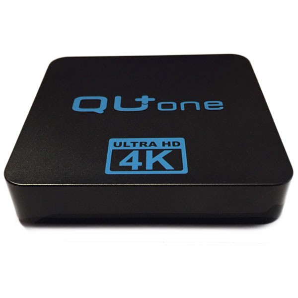 Δέκτης IPTV QU+ ONE 4k HEVC Multimedia Player Stalker Middleware KODI Xtream Code Android 6.0 (4IN1)