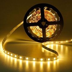 Ταινία LED γωνιακή 5m ισχύος 12W 12V θερμό φως 3000K IP20 κατάλληλη για εσωτερικούς χώρους
