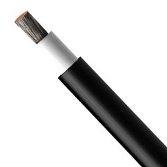 Καλώδιο SOLAR μαύρο 1x6mm² με διπλή μόνωση για σύνδεση φωτοβολταϊκών μεγάλης αντοχής