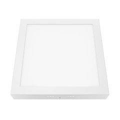 Led panel λευκό τετράγωνο επίτοιχο 24W 4000k ενδιάμεσο φως δέσμης 120° 230V 1880lm 30000h