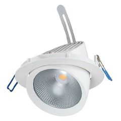 Led φωτιστικό χωνευτό κινητό 30W 230V 4000k ενδιάμεσο λευκό φως 2480lm δέσμης 60°