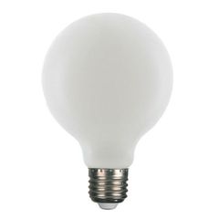 Λάμπα LED FILAMENT E27 G95 FROSTY 8W 230V AC ενδιάμεσο φως 4000k 890Lm δέσμης 360° ντιμαριζόμενη