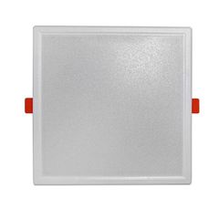 Led φωτιστικό ψευδοροφής λευκό τετράγωνο 20W 230V 3000k θερμό λευκό φως 1700lumen δέσμης 120°