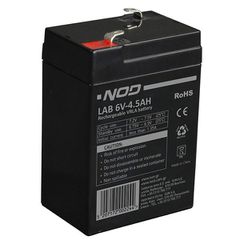 Μπαταρία μολύβδου NOD LAB 6V4.5AH αδιάλειπτης ισχύος με χαμηλό βαθμό αυτοεκφόρτισης