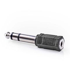 Αντάπτορας NEDIS CAGB23930BK 6,35mm Stereo αρσ. - 3,5mm Stereo θηλ. σε συσκευασία blister
