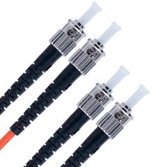 Patch cord οπτικής ίνας DUPLEX πολύτροπο 50/125 ST/ST μήκους 1.0m