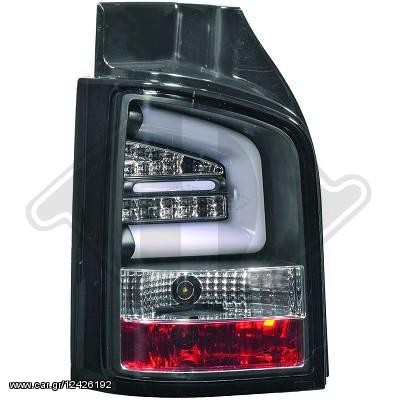 VW T5 MULTIVAN/CARAVELLE ΦΑΝΑΡΙΑ ΠΙΣΩ LED  TINTED/BLACK-ΦΥΜΕ /ΜΑΥΡΑ
