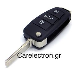 Κέλυφος Κλειδιού (3 Κουμπιά) Audi A3 A4 A6 S3 S4 S6 TT Q7