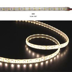 Led ταινία 5m αδιάβροχη 24VDC 14,4W/m θερμό λευκό φως IP67 στεγανή 60LED5050/m