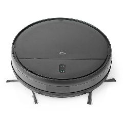 Wi-Fi smart σκούπα ρομπότ NEDIS WIFIVCR001CBK 65dB με λειτουργία απενεργοποίησης μέσω χρονοδιακόπτη