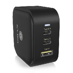 Universal φορτιστής IB-PS103-PD 65W με 3 εξόδους 1xUSB-A & 2xUSB-C και power delivery