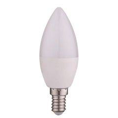 Λάμπα κεράκι led E14 6W 220-240V ενδιάμεσο φως 4000k 520lm δέσμης 200° σε συσκευασία 2 τμχ.