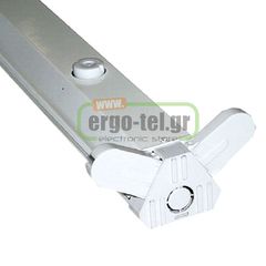 ΦΩΤΙΣΤΙΚΟ ΦΘΟΡΙΟΥ ΣΚΑΦΑΚΙ 2X58W Τ8 230V 150cm ΜΕ ΜΑΓΝΗΤΙΚΟ ΜΠΑΛΑΣΤ B2 ΧΩΡΙΣ ΠΥΚΝΩΤΗ