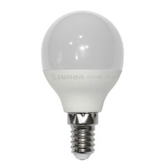 Λάμπα led G45 σφαιρική Φ45mm ισχύος E14 6W 230V 3000k θερμό λευκό φως 520Lm με ματ κάλυμμα