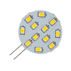 Λάμπα led G4 πλακέ Ø41mm 2,5W 12V AC/DC 6000k ψυχρό λευκό φως δέσμης 120° 220 lumen