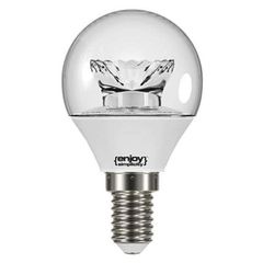 Λάμπα led σφαιρική διάφανη Ø45 E14 3.4W 230V 2700k θερμό λευκό φως 240° 250lm