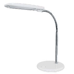 Led φωτιστικό γραφείου λευκό 5W 4000k λευκό φως με PVC καλώδιο από μέταλλο και πλαστικό