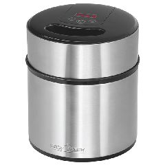 Παγωτομηχανή PROFI COOK PC-ICM 1140 1,8L με περίβλημα από ανοξείδωτο ατσάλι και οθόνη LED