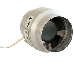 Εξαεριστήρας αεραγωγών ενδιάμεσος VOK-120/100 18W 150m³/h για υψηλές θερμοκρασίες