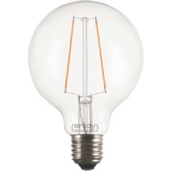 Λάμπα led filament G95-2 Globe Ε27 2.5W 230V 2700k θερμό λευκό φως δέσμης 280° ντιμαριζόμενη