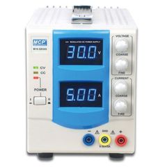 Τροφοδοτικό πάγκου MCP M10-QS305 5A 30V με 2 διπλές οθόνες LED και προστασία από υπερτάσεις