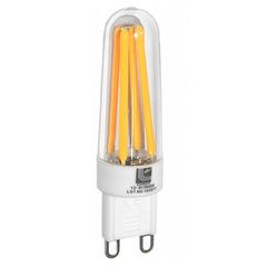 Λάμπα led κεραμική COG G9 3.5W 230VAC ντιμαριζόμενη δέσμης 360° 3000K θερμό φως διάφανη