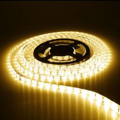 Led ταινία 5m ισχύος 19.2W/m 12VDC θερμό φως IP20 μη στεγανή εύκαμπτη και αυτοκόλλητη