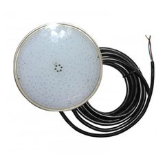 Λάμπα led PAR56 πισίνας λεπτή ρητίνης 30W 12V 3000K θερμό λευκό φως 2400lm αδιάβροχη IP68