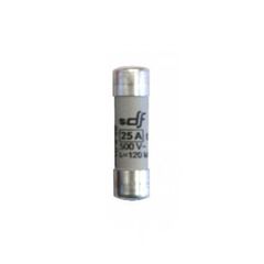 Φυσίγγιο κυλινδρικό πορσελάνης 10x38mm ταχείας καύσεως gG 25A