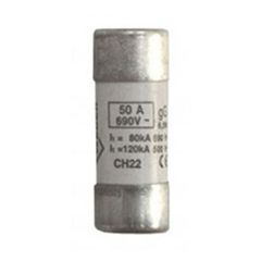 Φυσίγγιο κυλινδρικό πορσελάνης 22x58mm 50Α Gg ταχείας καύσεως