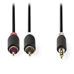 Καλώδιο NEDIS CABW22200AT20 2x RCA αρσενικό σε 3,5mm Stereo αρσενικό μήκους 2m