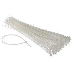 Δεματικά καλωδίων POWERTECH TIES-007 200x3.6mm διάφανα σε συσκευασία 100τμχ