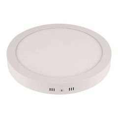 Led panel slim φωτιστικό επίτοιχο στρογγυλό Φ120mm 6W ψυχρό φως 6500k 540lm δέσμης 120° IP44