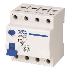 Ρελέ διαρροής Gacia 4x63A 10kA 300mA Type AC+S