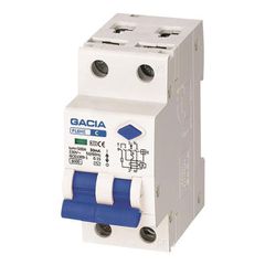 Ρελέ RCBO GACIA διπολικό 1P+N 20A 6Ka 30mA TYPE B