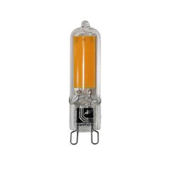 Λάμπα LED διάφανη γυάλινη COB G9 3W 230VAC 6200k ψυχρό φως ντιμαριζόμενη δέσμης 360° 300lm