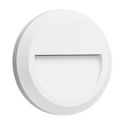 LED SLIM επίτοιχο φωτιστικό λευκό πλαστικό 1.5W 230V AC θερμό φως 3000k 100lm στεγανό IP65