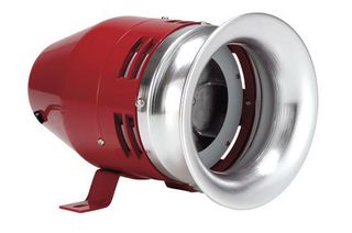 Σειρήνα με μεταλλικά πτερύγια 24VDC MS390 (205MM) 90-100dB στεγανή IP44