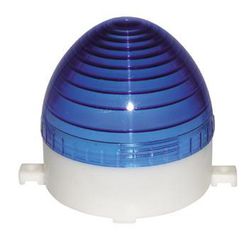Φανός στατικός (φλας) LED 10W 230VAC μπλε φως 103mm LTE-5072