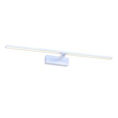 Επίτοιχο φωτιστικό μπάνιου LED PALMA 12W θερμό φως 3000k 780lm λευκό μεταλλικό 66,5x14,5x5cm IP44
