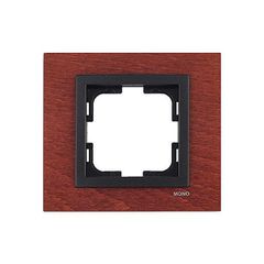 Πλαίσιο μονό κερασιά style wood Mono Electric οριζόντιας ή κάθετης τοποθέτησης