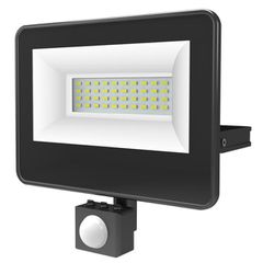 Προβολέας με αισθητήρα κίνησης LED SMD FLOOD 30W 230V AC ενδιάμεσο φως 4000k 3100Lm στεγανός IP66